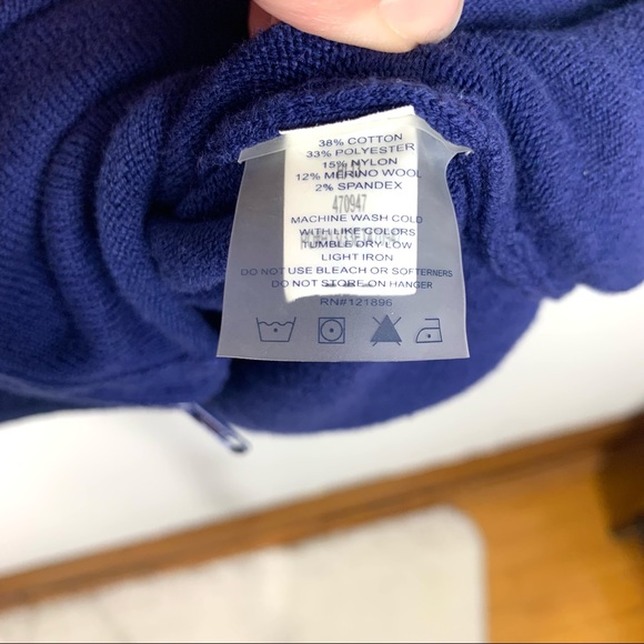 Title Nine Women’s Sweater Small Full Zip Cotton - Picture 4 of 8